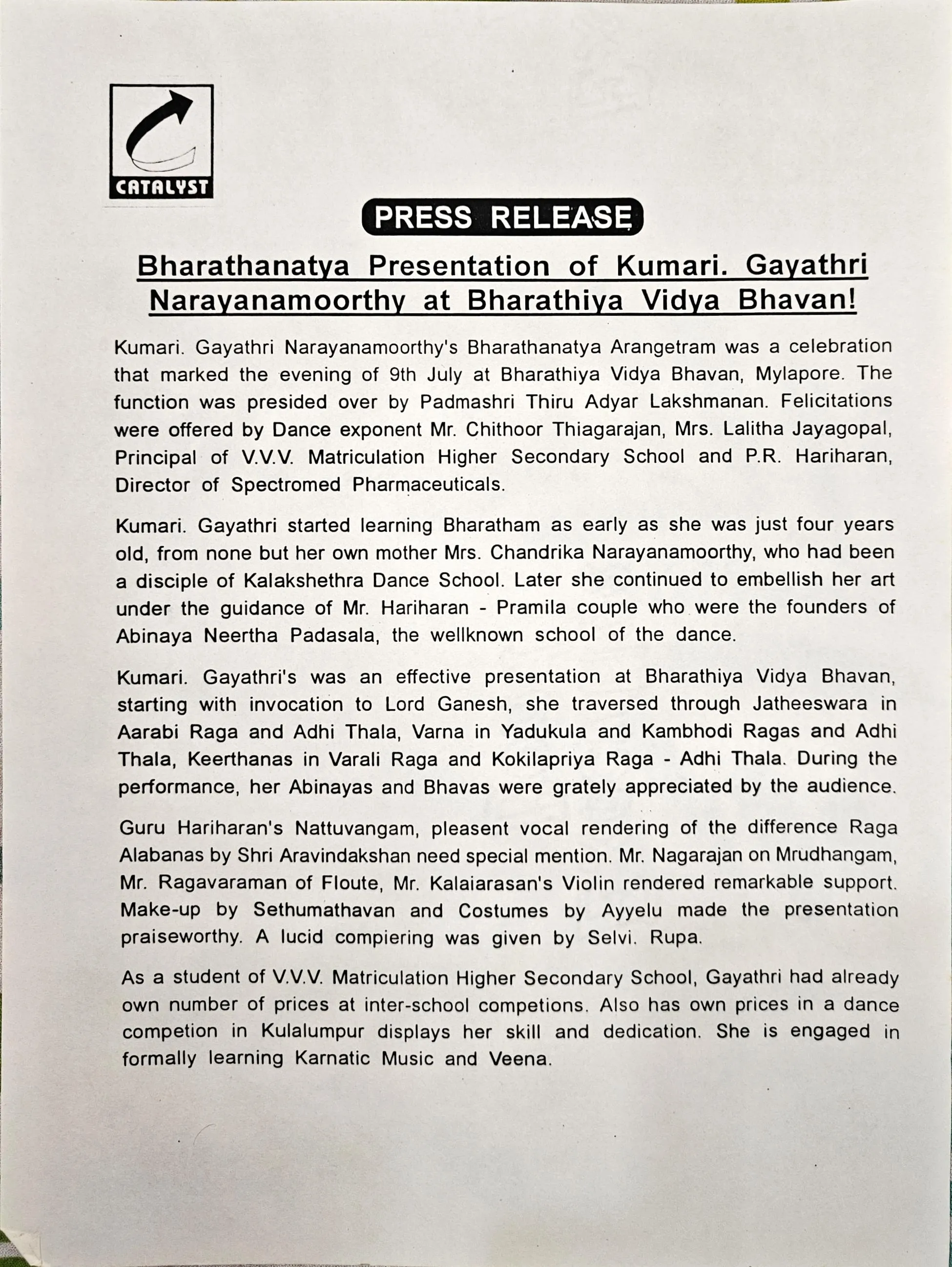 Arangetram Ceremony - Image 10